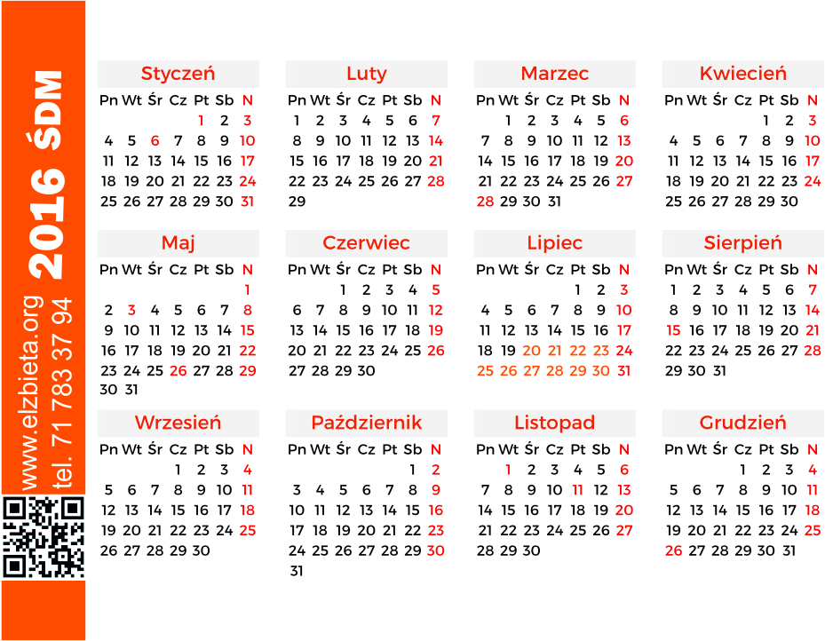 kalendarzyk kalendarium